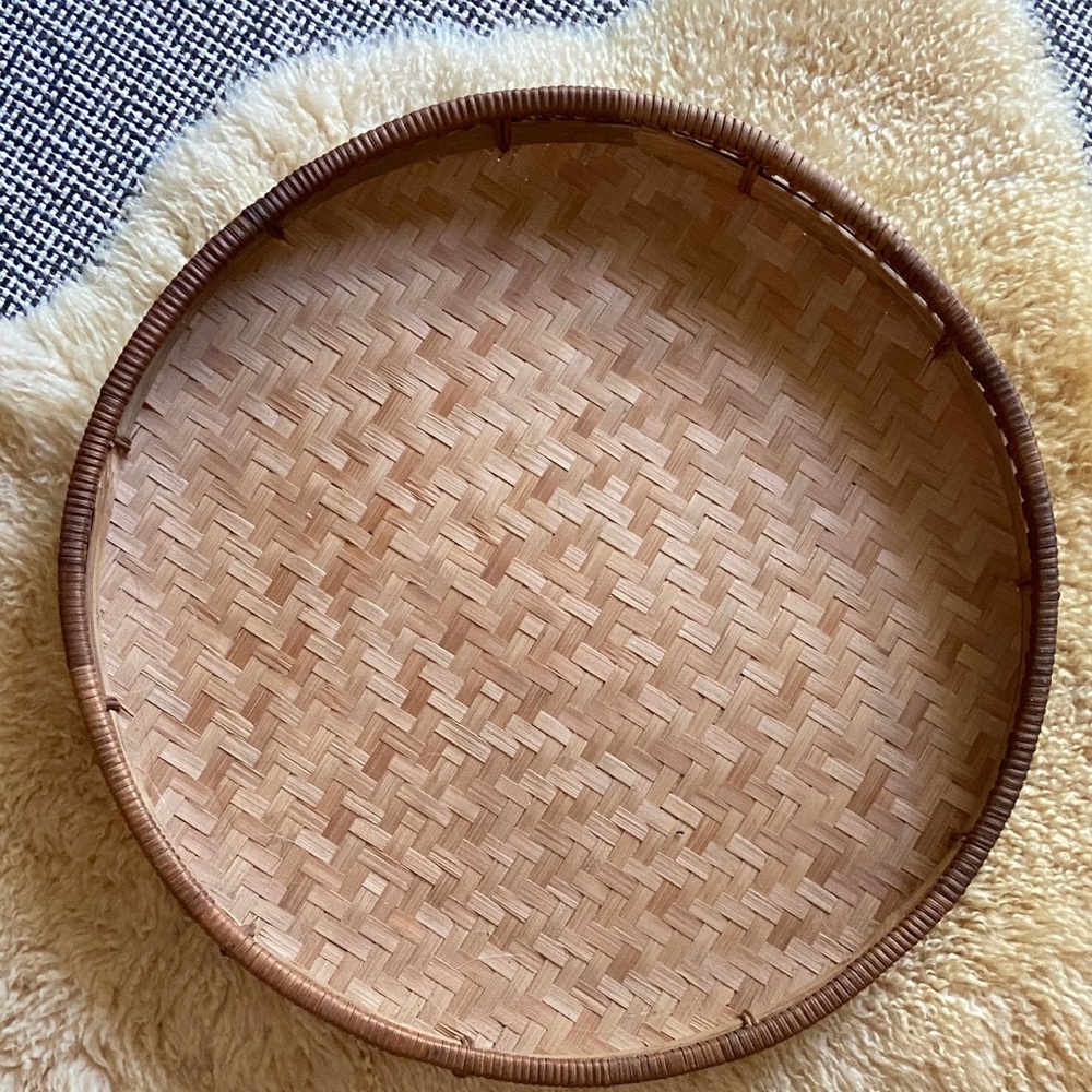 Vintage Wicker Tray - Picture 1 of 2